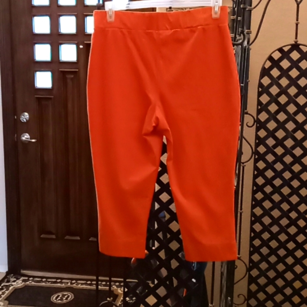 Woman with control capri pants